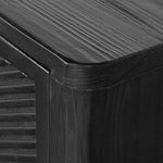 Saanvi 1.72m Wooden Buffet Unit - Full Black Buffet & Sideboard Nicki-Core   