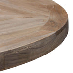 Kara Reclaimed 1.6m Round Dining Table - Natural Top and Natural Base Dining Table Reclaimed-Core   