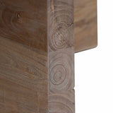 Ramona 100cm Round Coffee Table - Natural - Thick Base Coffee Table Reclaimed-Core   