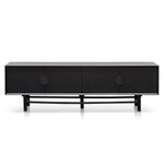 Ducan 1.8m Wooden TV Entertainment Unit - Black TV/Entertainment Unit Oakwood-Core   