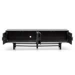 Ducan 1.8m Wooden TV Entertainment Unit - Black TV/Entertainment Unit Oakwood-Core   