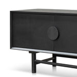 Ducan 1.8m Wooden TV Entertainment Unit - Black TV/Entertainment Unit Oakwood-Core   