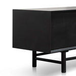 Ducan 1.8m Wooden TV Entertainment Unit - Black TV/Entertainment Unit Oakwood-Core   