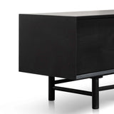 Ducan 1.8m Wooden TV Entertainment Unit - Black TV/Entertainment Unit Oakwood-Core   