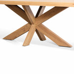 Salvatore 2.2m Wooden Dining Table - Distress Natural Dining Table Chic-Core   