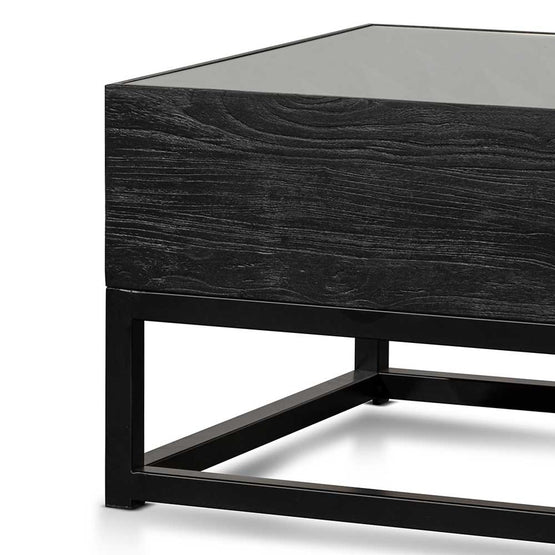 Ted 1.2m Elm Coffee Table - Full Black DT6639-NI