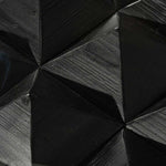 Ted 1.2m Elm Coffee Table - Full Black Coffee Table Nicki-Core   