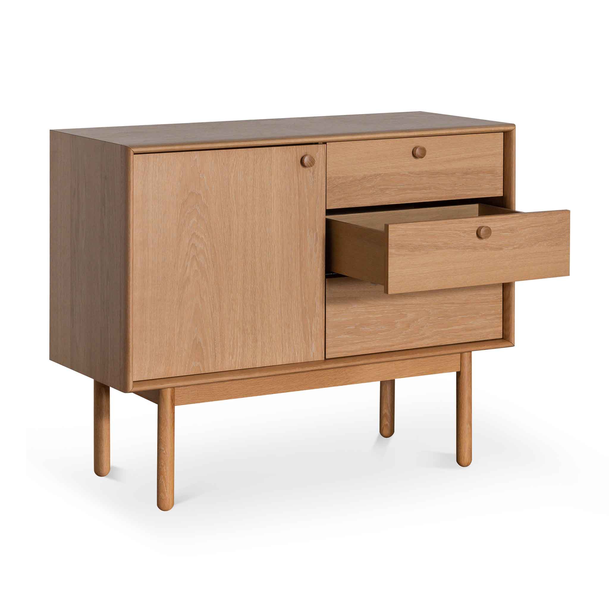 Kenston Narrow Wooden Sideboard - Natural Buffet & Sideboard VN-Core   