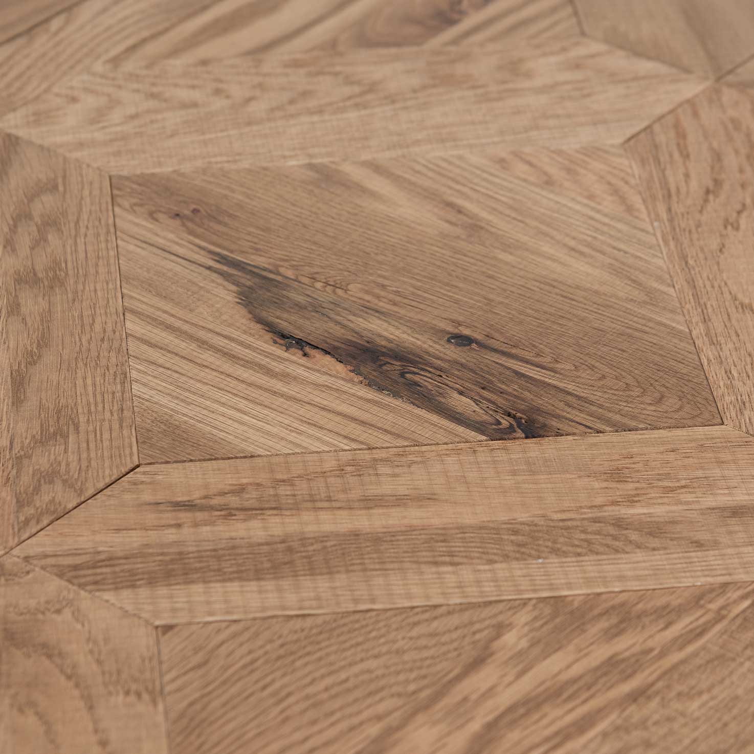 Percy 6-8 Seater Extendable Dining Table - European Knotty Oak and Peppercorn Dining Table VN-Core   