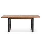 Percy 6-8 Seater Extendable Dining Table - European Knotty Oak and Peppercorn Dining Table VN-Core   