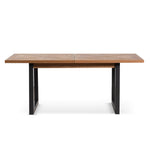 Percy 6-8 Seater Extendable Dining Table - European Knotty Oak and Peppercorn DT6642-VN