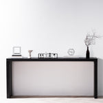 Hegan Wood Console Table - Black Console Table Reclaimed-Core   
