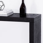 Hegan Wood Console Table - Black Console Table Reclaimed-Core   