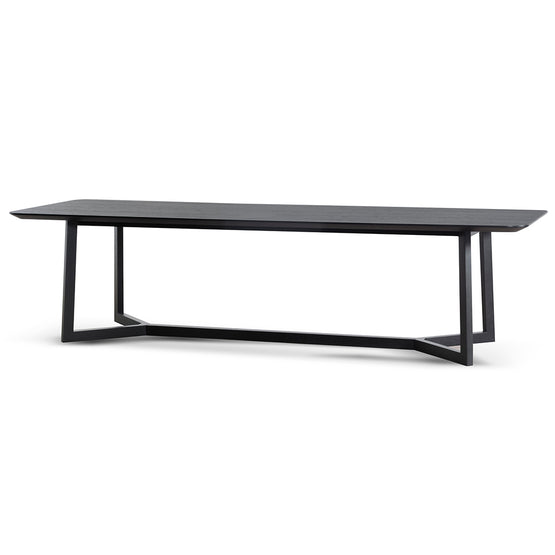 Kali 2.95m Wooden Dining Table - Full Black DT6714-CN