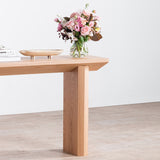 Carly 1.4m Oak Console Table - Natural Console Table Century-Core   