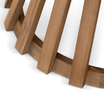 Renzo 1.35m Round Outdoor Dining Table - Light Natural Acacia Outdoor Table Eminem-Core