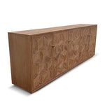 Terrell 2.4m Oak Sideboard Unit - Natural Buffet & Sideboard Nicki-Core   