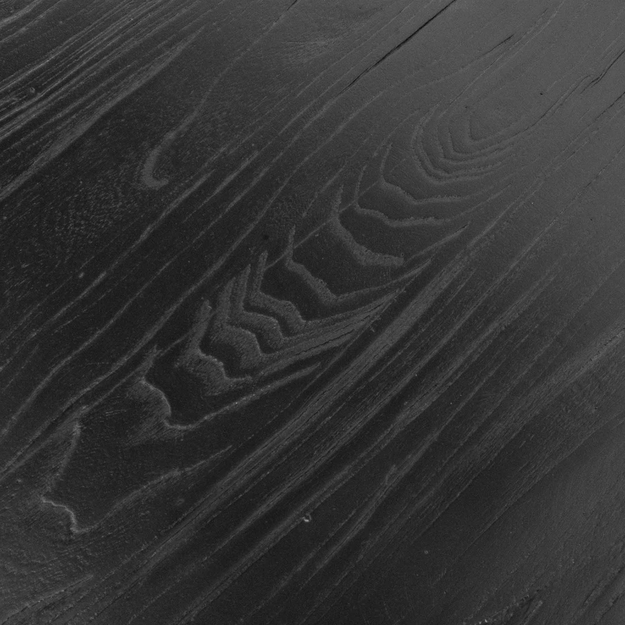 Kara 1.6m Round Dining Table - Full Black Dining Table Reclaimed-Core   