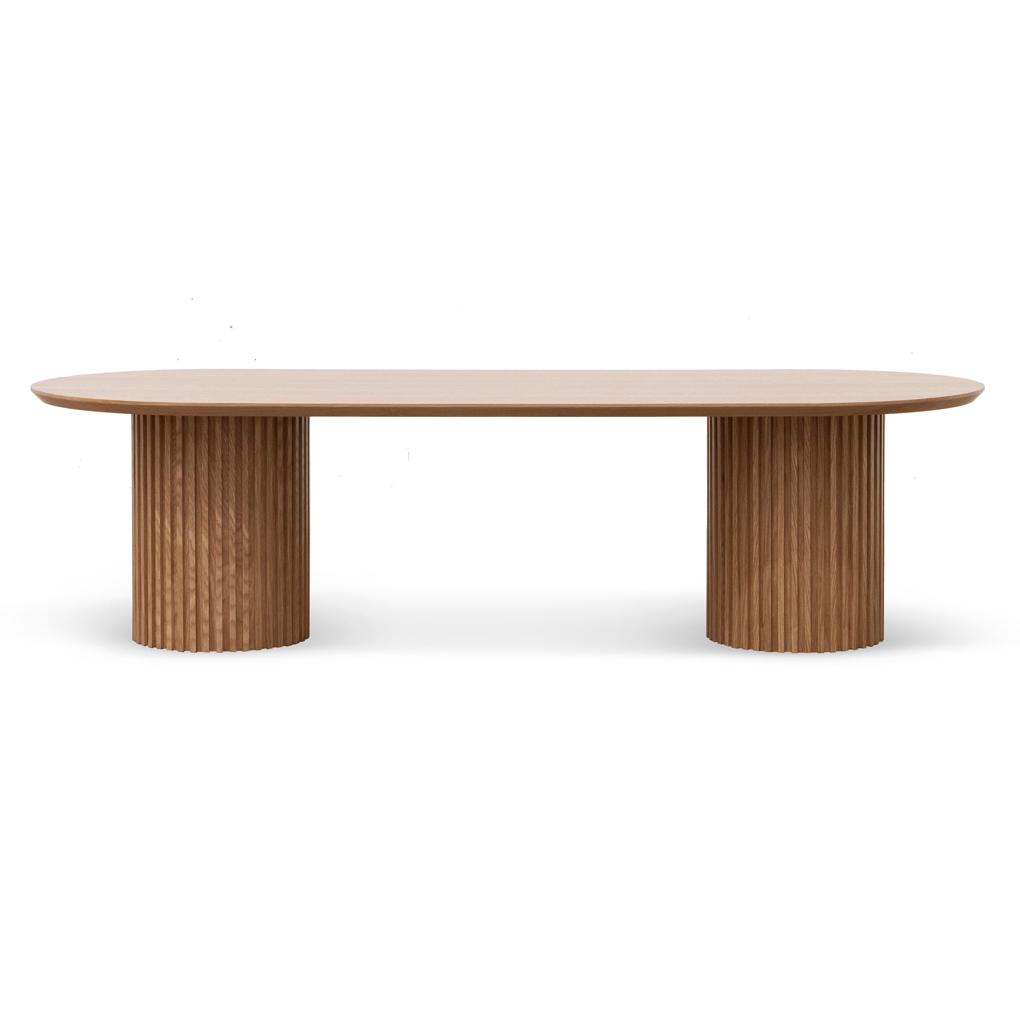 Marty 2.8m Wooden Dining Table - Natural Dining Table Century-Core