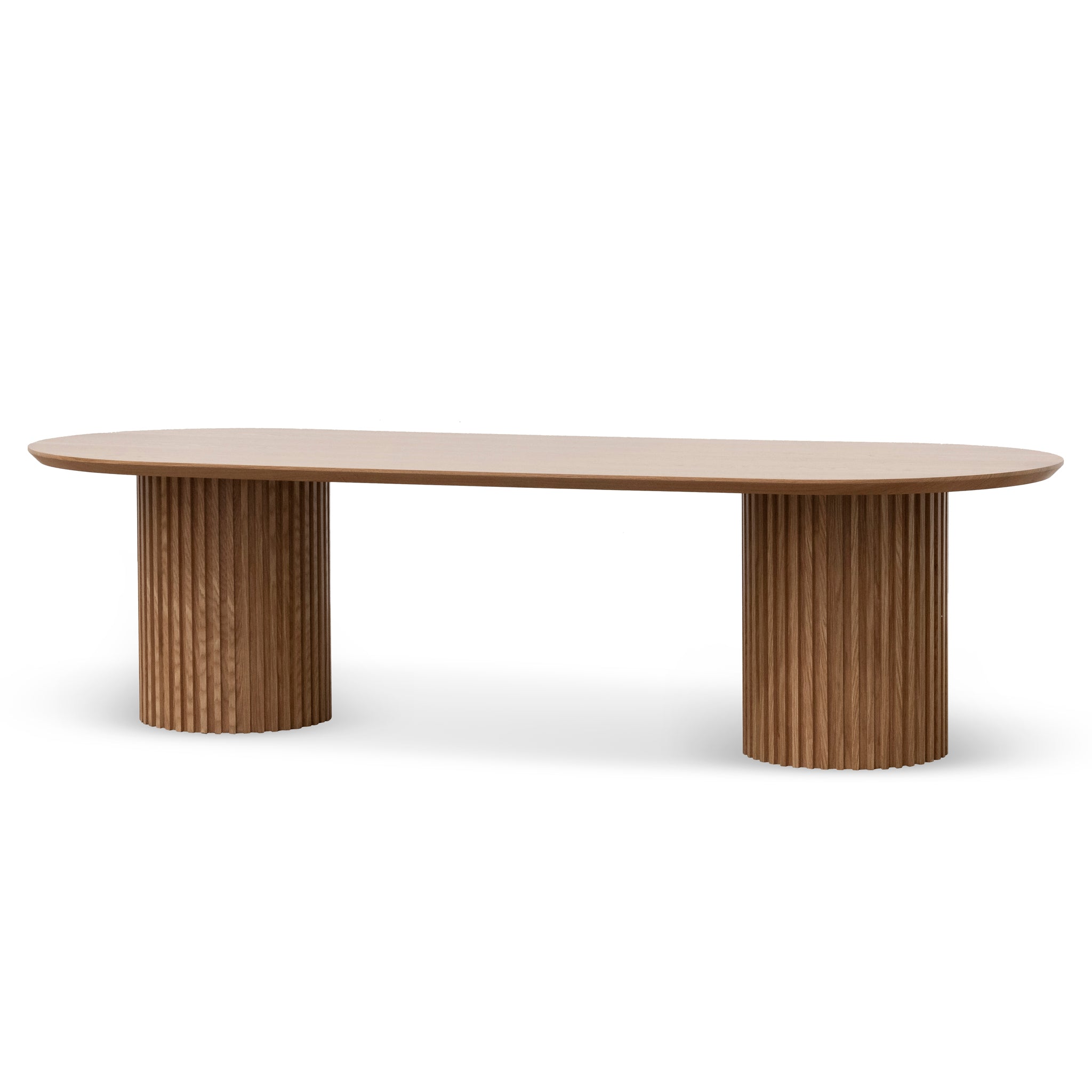 Marty 2.8m Wooden Dining Table - Natural Dining Table Century-Core