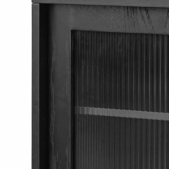 Maynard Black Bar Flute Glass Doors Interior Secrets