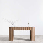 Mcmahon 1.6m White Marble Console Table - Natural Console Table Nicki-Core   