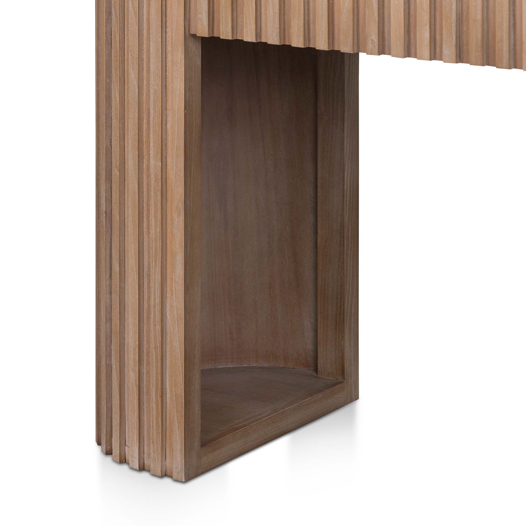 Mcmahon 1.6m White Marble Console Table - Natural Console Table Nicki-Core   