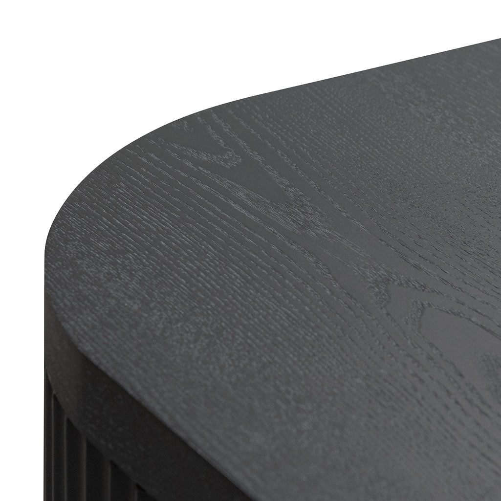 Elino 1.6m Veneer Top Buffet Unit - Full Black Buffet & Sideboard Dwood-Core   