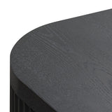 Elino 1.6m Veneer Top Buffet Unit - Full Black Buffet & Sideboard Dwood-Core   