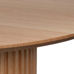 Marty 1.5m Wooden Round Dining Table - Natural Dining Table Century-Core   