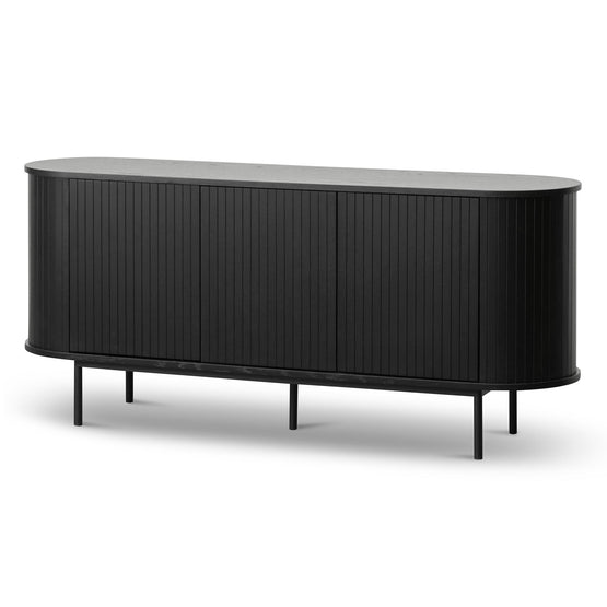 Gerald 1.7m Oak Sideboard Full Black Interior Secrets
