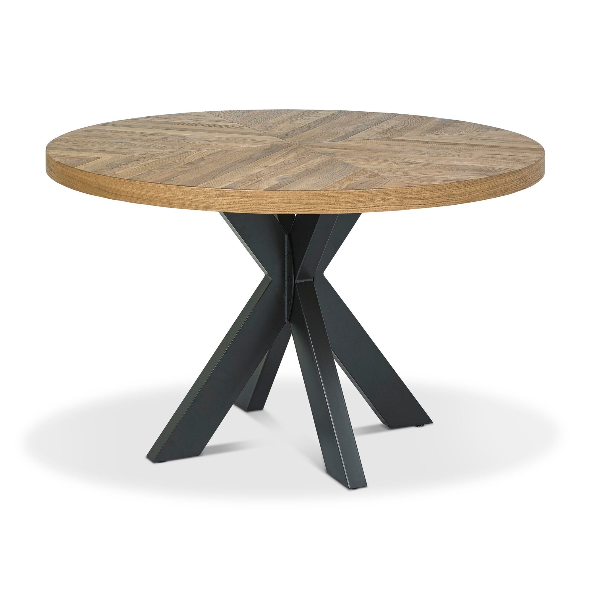 Tammi 4 Seater Round Dining Table - European Knotty Oak Dining Table VN-Core   