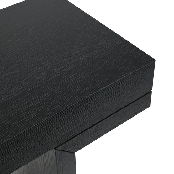 Minerva 1.3m Console Table - Textured Expresso Black Console Table Valerie-Core   