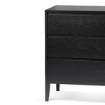 Socorro 3 Drawers Dresser Unit - Black Oak Dresser Unit Century-Core   