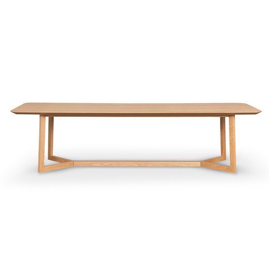 Kali 2.95m Wooden Dining Table - Natural Dining Table Century-Core   