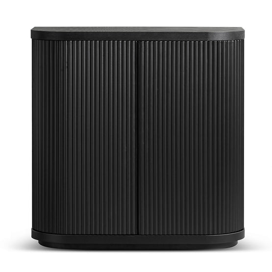 Elino 100cm Wooden Storage Cabinet - Black Storage Cabinet Dwood-Core   