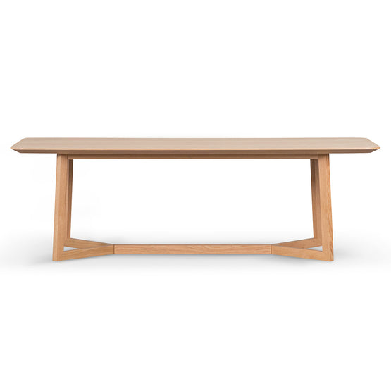 Kali 2.4m Wooden Dining Table - Natural Dining Table Century-Core   