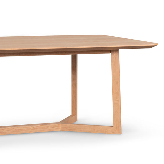 Kali 2.4m Wooden Dining Table - Natural Dining Table Century-Core   