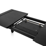 Ex Display - Viola Extendable (1.8m - 2.8m) Wooden Dining Table - Black Dining Table Dwood-Core   