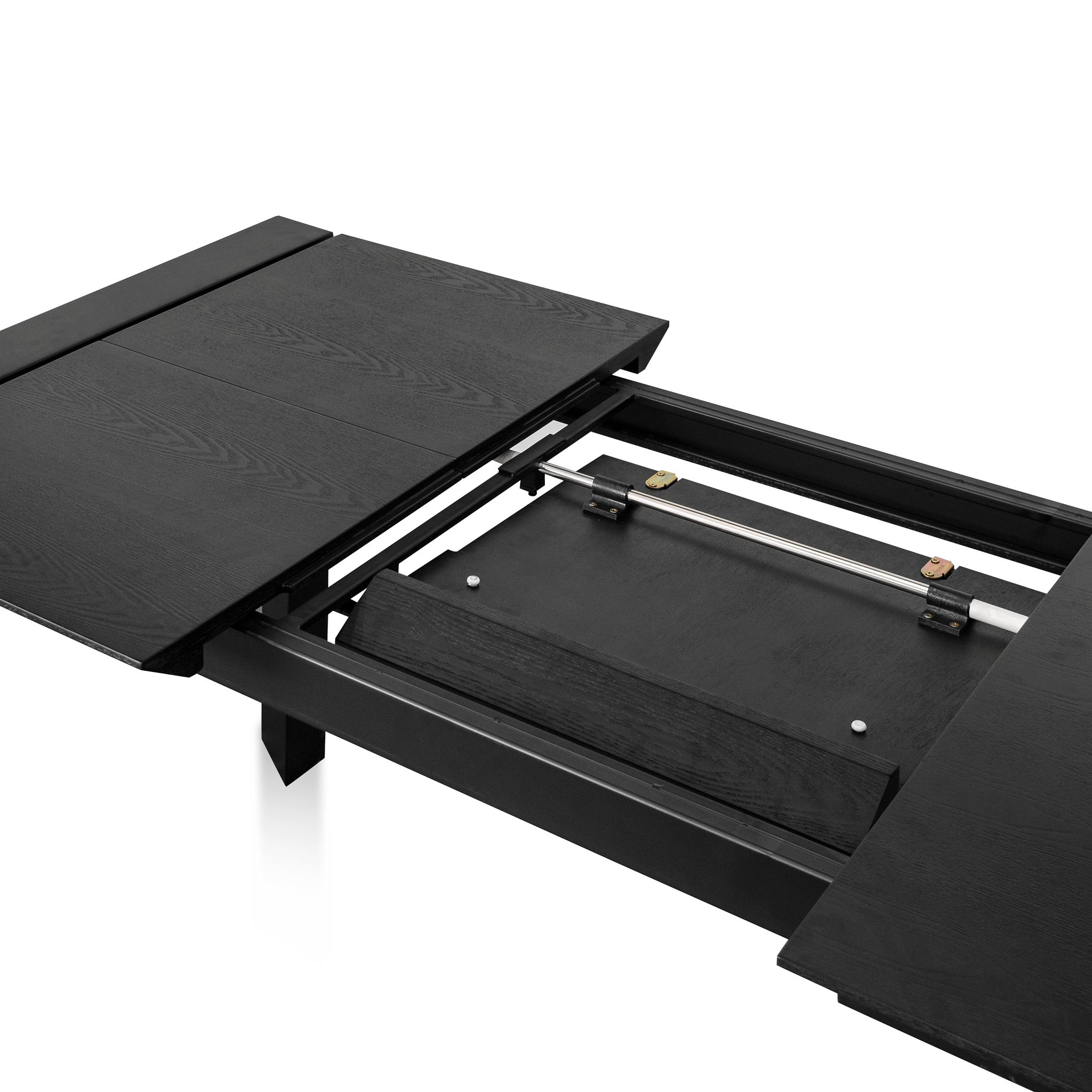 Ex Display - Viola Extendable (1.8m - 2.8m) Wooden Dining Table - Black Dining Table Dwood-Core   