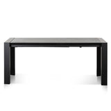 Ex Display - Viola Extendable (1.8m - 2.8m) Wooden Dining Table - Black Dining Table Dwood-Core   