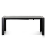 Ex Display - Viola Extendable (1.8m - 2.8m) Wooden Dining Table - Black Dining Table Dwood-Core   
