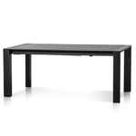 Ex Display - Viola Extendable (1.8m - 2.8m) Wooden Dining Table - Black Dining Table Dwood-Core   