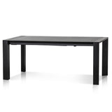 Ex Display - Viola Extendable (1.8m - 2.8m) Wooden Dining Table - Black Dining Table Dwood-Core   