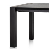 Ex Display - Viola Extendable (1.8m - 2.8m) Wooden Dining Table - Black Dining Table Dwood-Core   