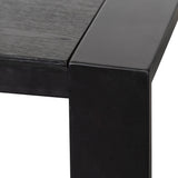 Ex Display - Viola Extendable (1.8m - 2.8m) Wooden Dining Table - Black Dining Table Dwood-Core   