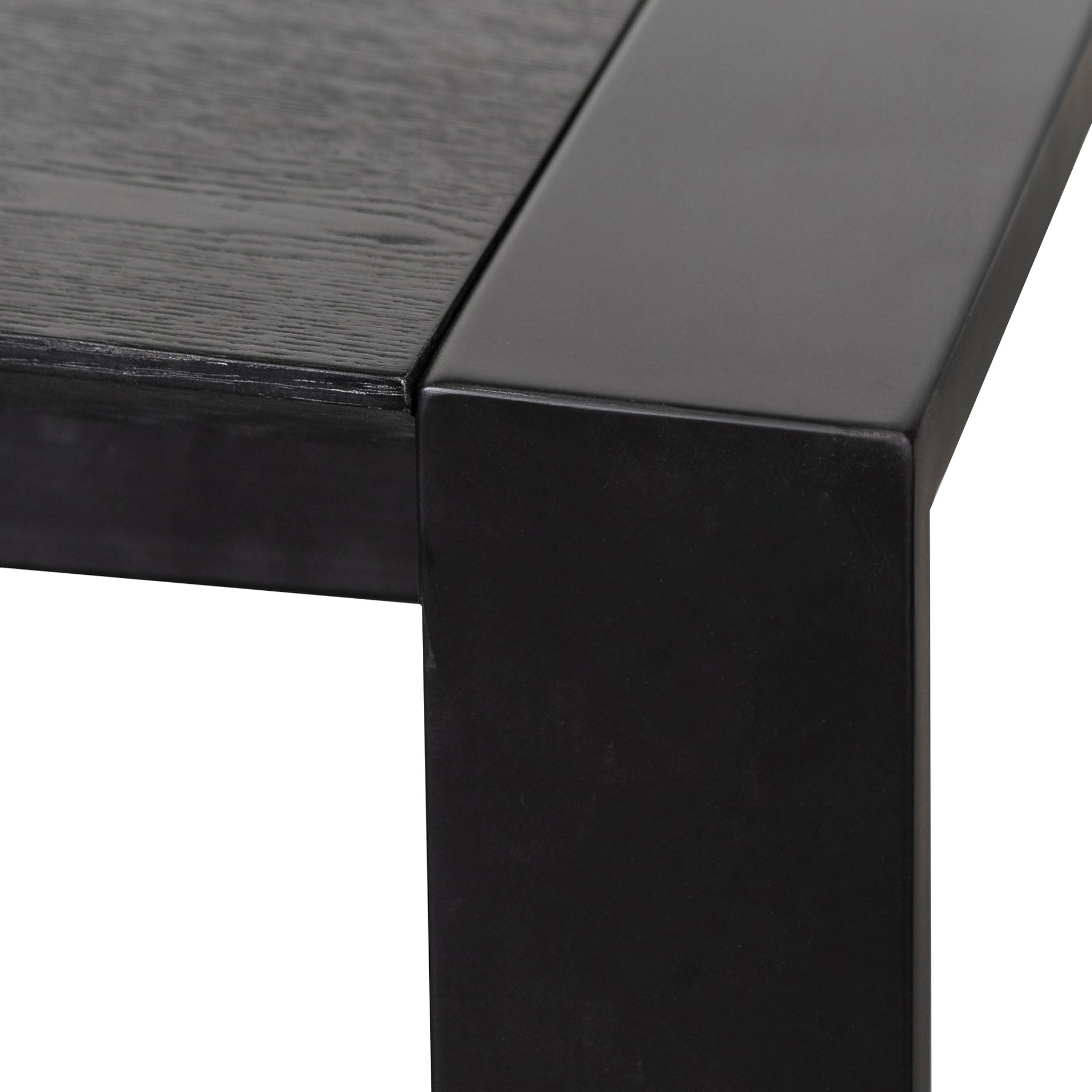 Ex Display - Viola Extendable (1.8m - 2.8m) Wooden Dining Table - Black Dining Table Dwood-Core   