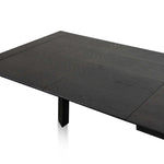Ex Display - Viola Extendable (1.8m - 2.8m) Wooden Dining Table - Black Dining Table Dwood-Core   