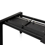 Ex Display - Viola Extendable (1.8m - 2.8m) Wooden Dining Table - Black Dining Table Dwood-Core   