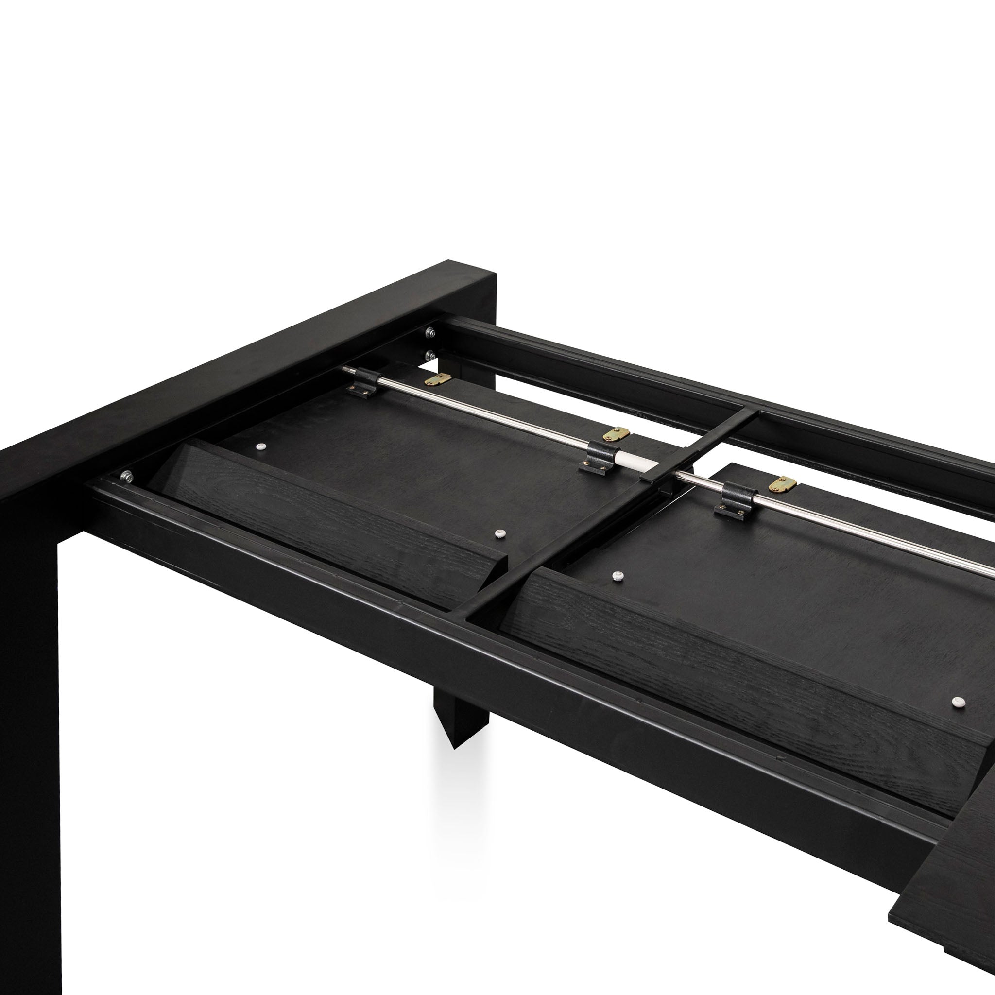 Ex Display - Viola Extendable (1.8m - 2.8m) Wooden Dining Table - Black Dining Table Dwood-Core   